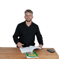 Clean professional headshot for corporate use. Professional business headshot of man on white background